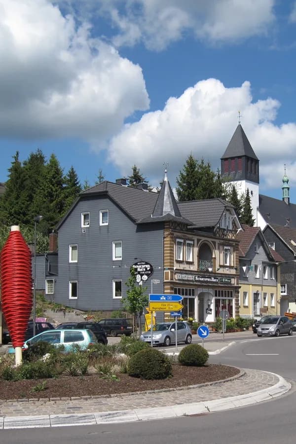 Wahrzeichen in der Altstadt von Bergneustadt im Oberbergischen Kreis