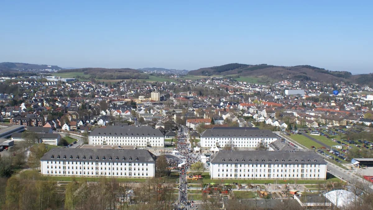 Stadtansicht von Hemer