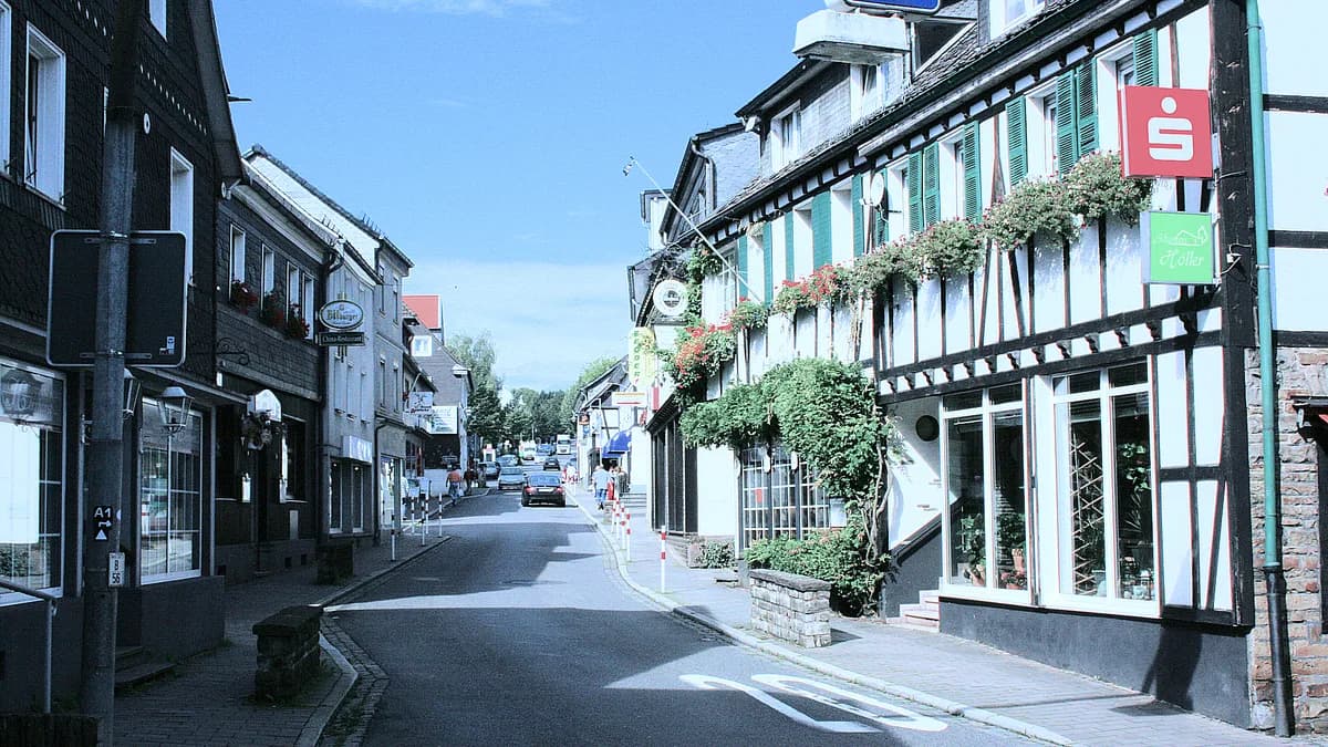 Stadtansicht von Much