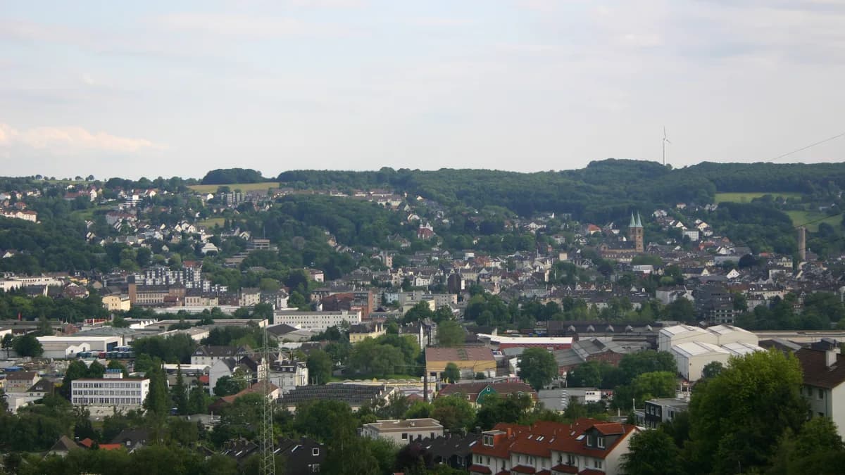 Stadtansicht von Schwelm