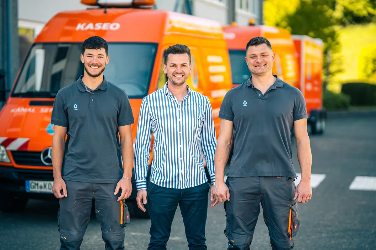 Einsatzfahrzeug der Kaseo GmbH – Kanalservice Oberberg
